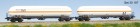 30187 LS Models Set of 2 pressurized gas Tank cars MILLET